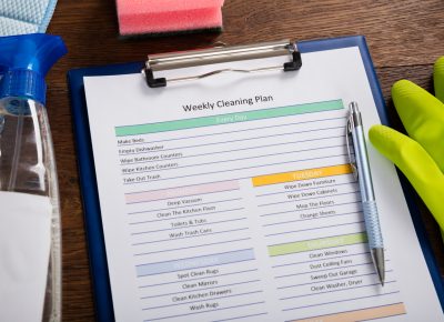 Suggested Cleaning Schedule for Child Care Centers